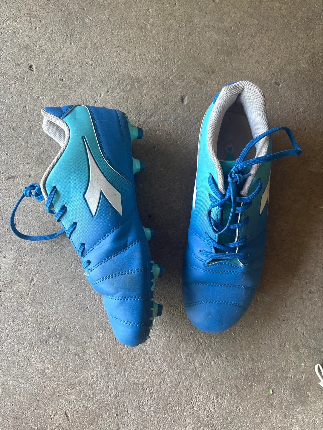 Diadora Blue Soccer Cleats size US 6.5 - photo 2
