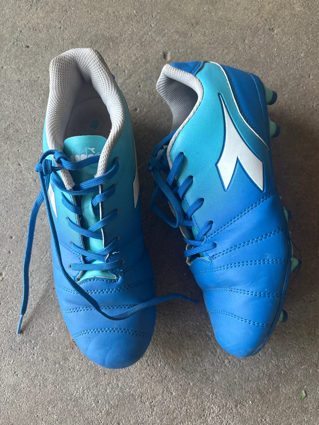 Diadora Blue Soccer Cleats size US 6.5 - photo 3