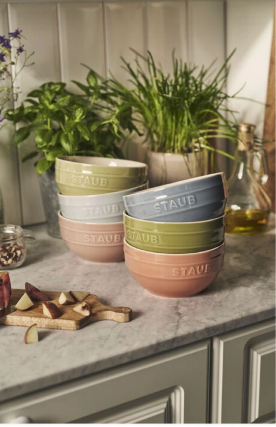 Staub 14 cm / 6 Piece ceramic Macaron large bowl set - photo 3