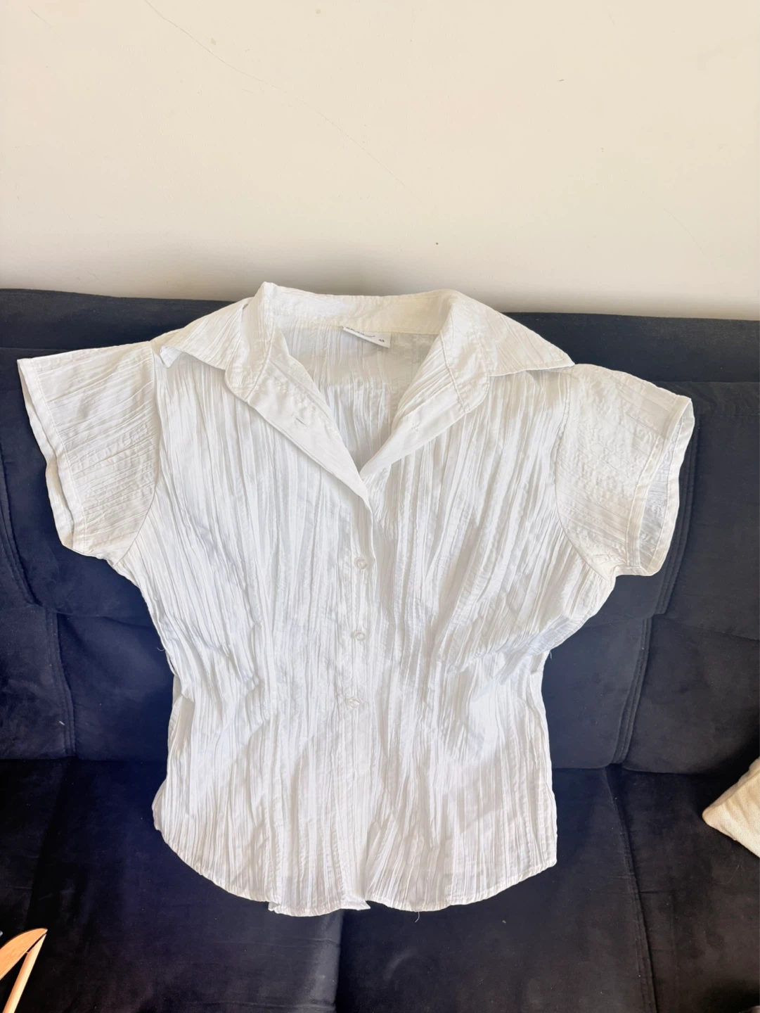 White Okayama Blouse Size 40