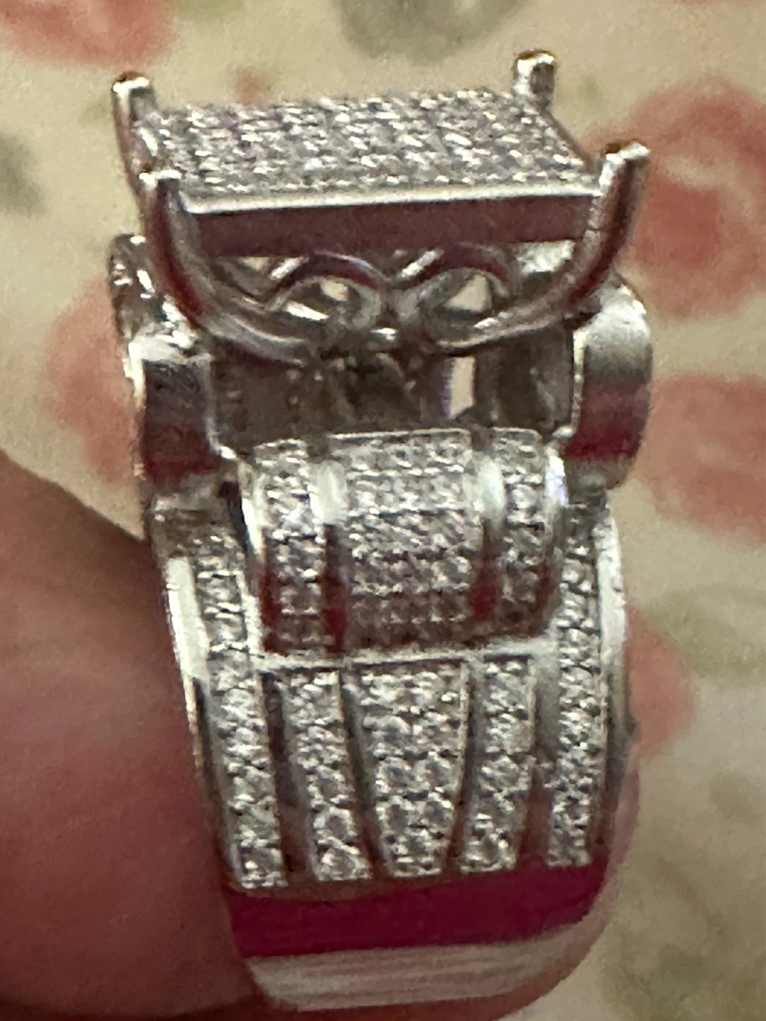 Sterling Silver "S925" Ring with Pave Set Stones - photo 3