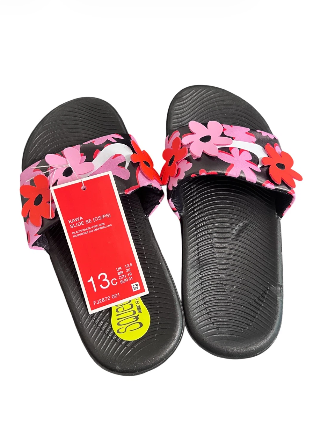 Nike Kawa Floral Slides – Kids Size 13C – Brand New With Tags