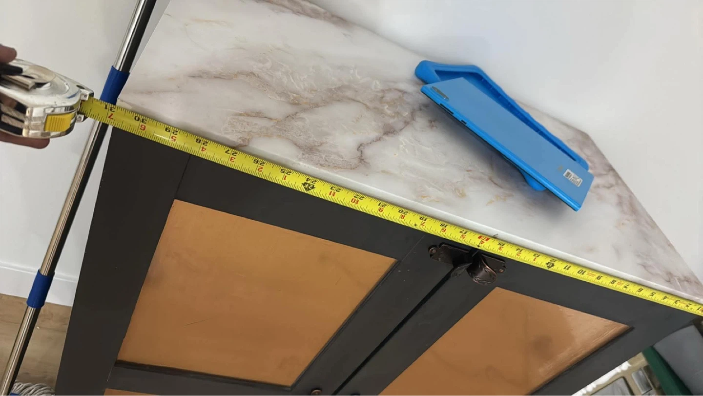 Two-Door Cabinet with Marble Top - photo 2