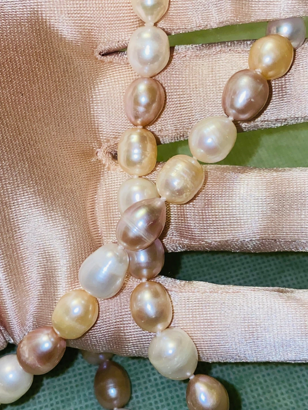 Freshwater Pearl Necklace - 17" Length with Gold Plated Clasp - photo 2
