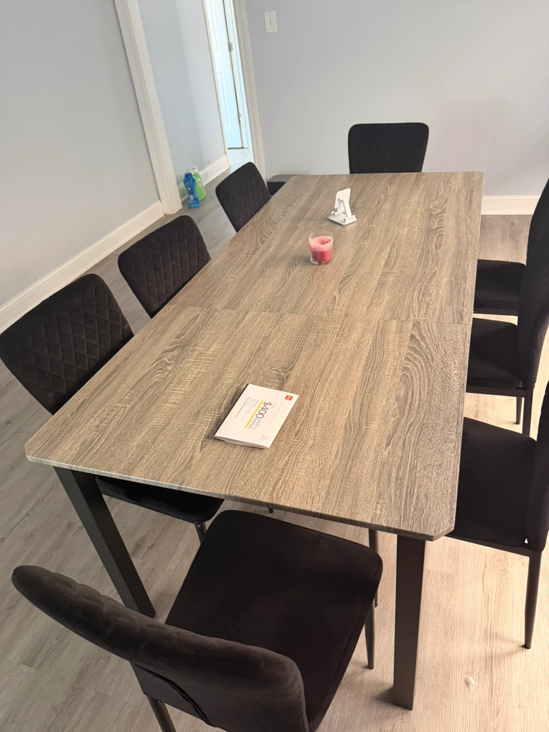 Modern Dining Table Set with 8 Chairs