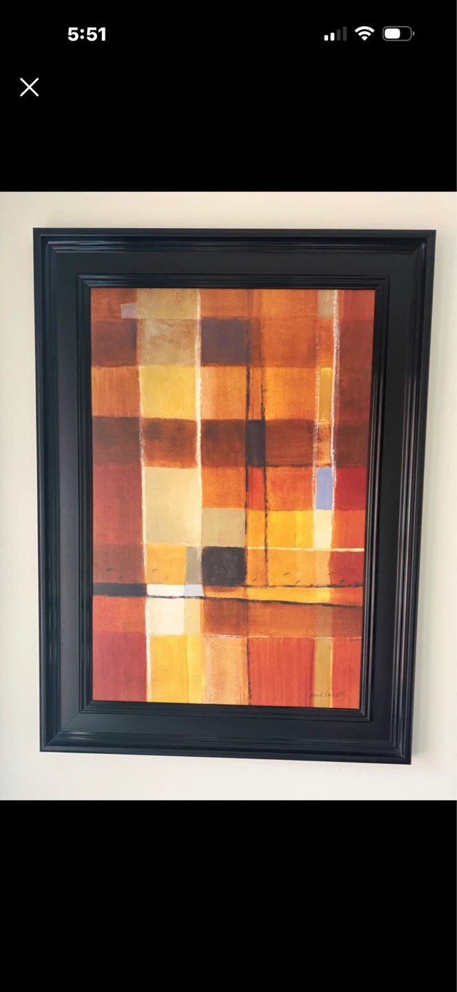 Framed Abstract Art Print