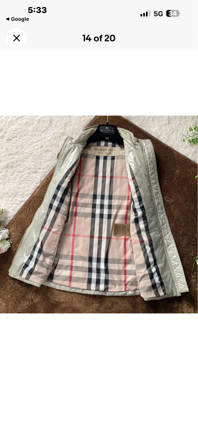 Authentic Burberry Quilted Vest - photo 2