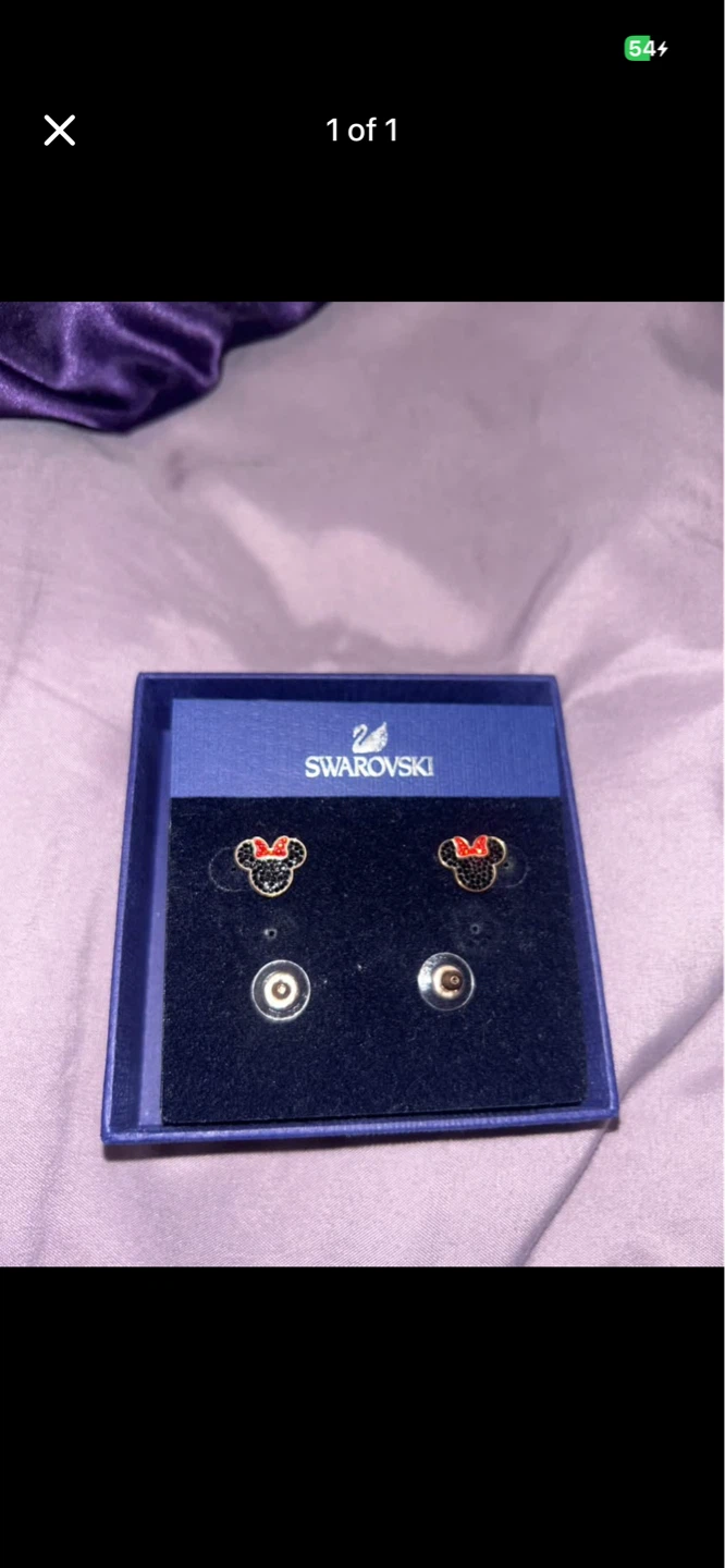 Swarovski Minnie Mouse Stud Earrings