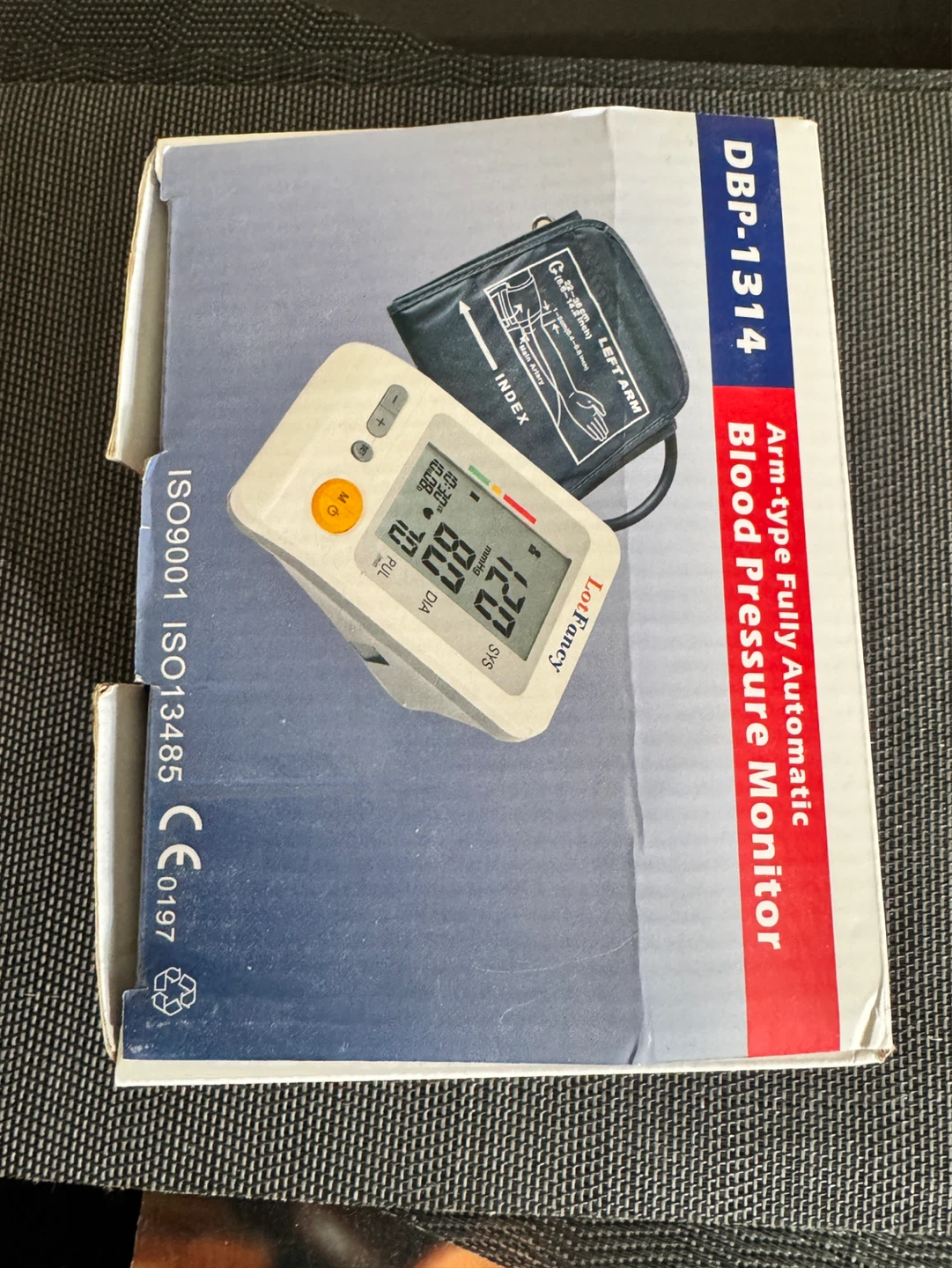 LotFancy Arm-Type Fully Automatic Digital Blood Pressure Monitor