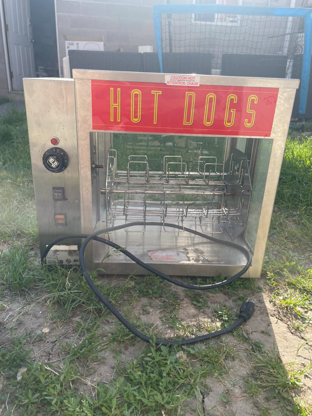 Commercial Hot Dog Roller Grill Machine