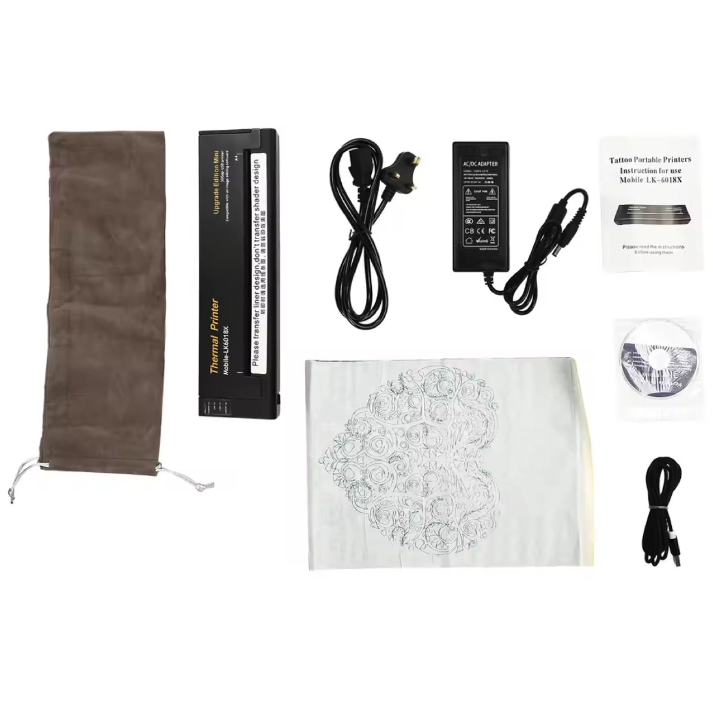 LKT Portable Tattoo Stencil Printer (LK-6018X) - photo 2