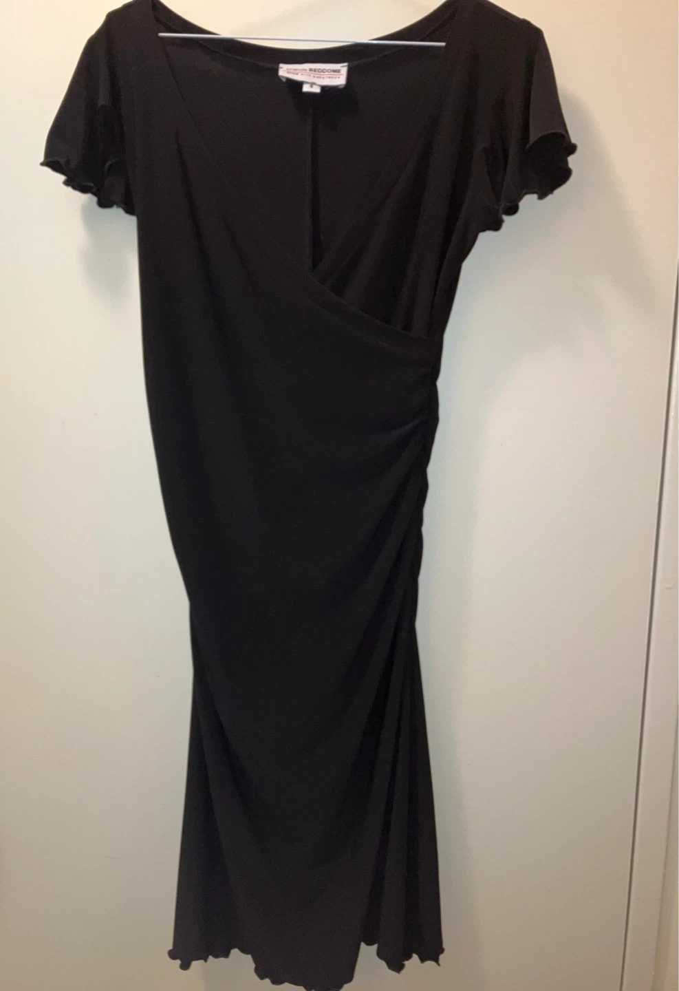 Brenda Beddome Black Wrap Dress