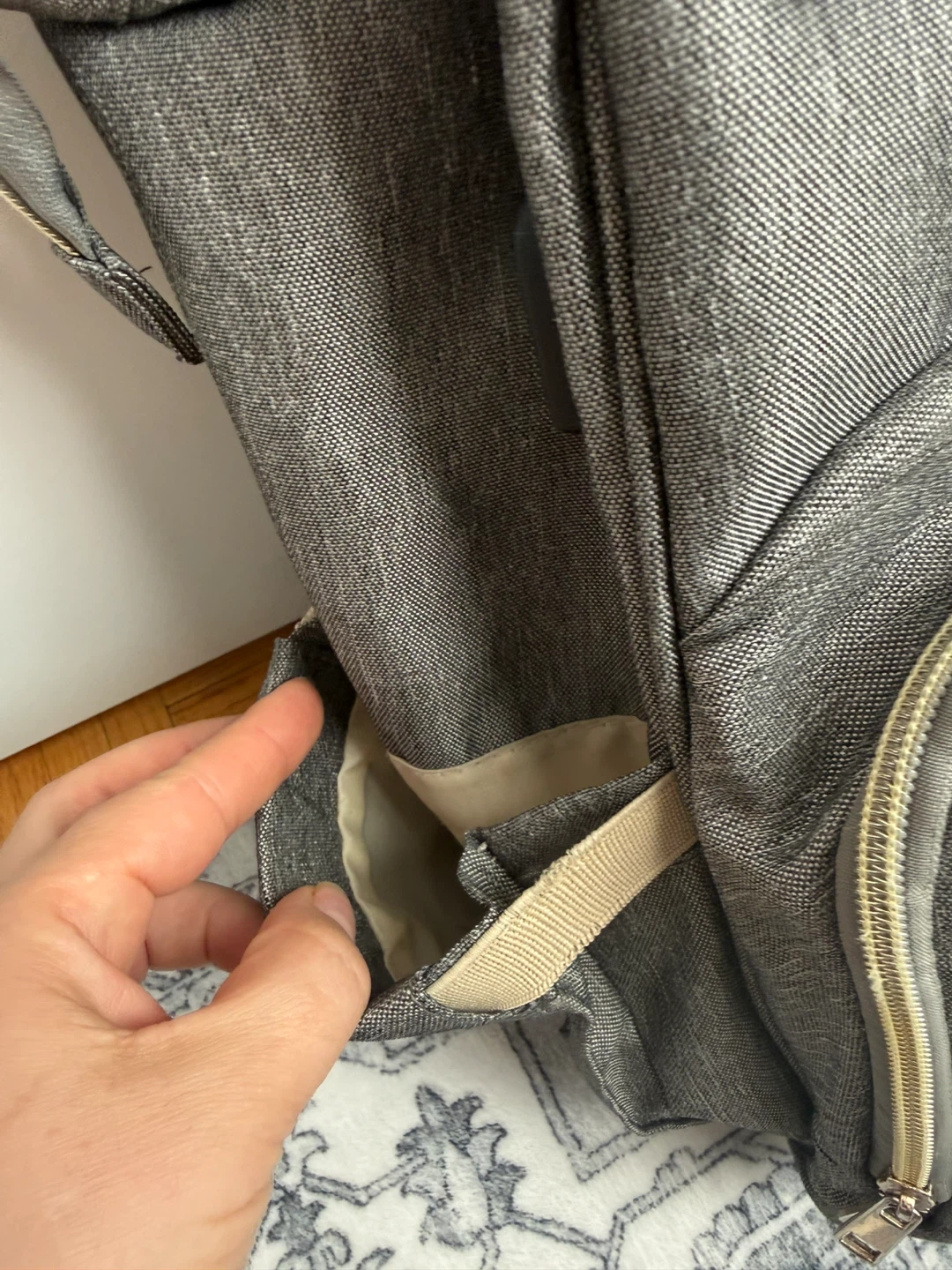 Grey Diaper Bag Backpack - photo 3