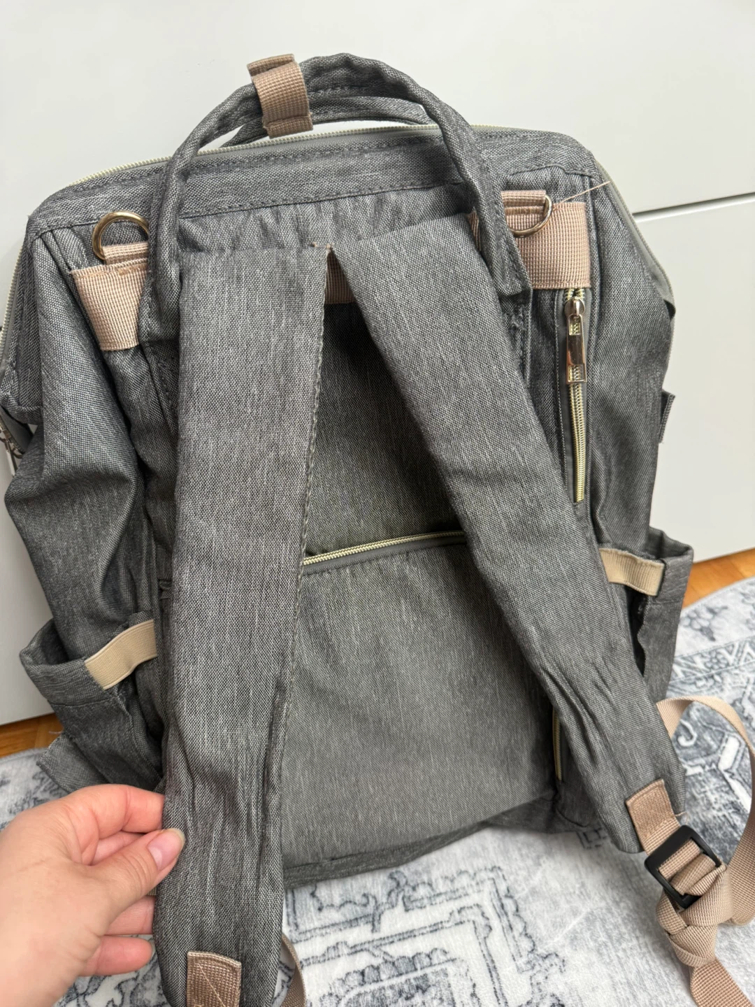 Grey Diaper Bag Backpack - photo 5