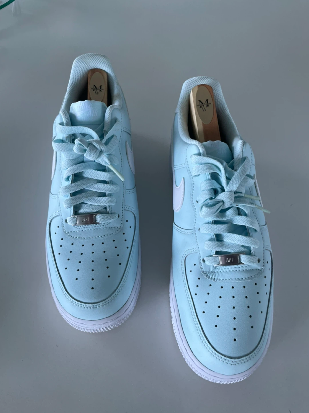 Nike Air Force 1 Low Light Blue Sneakers size 10.5