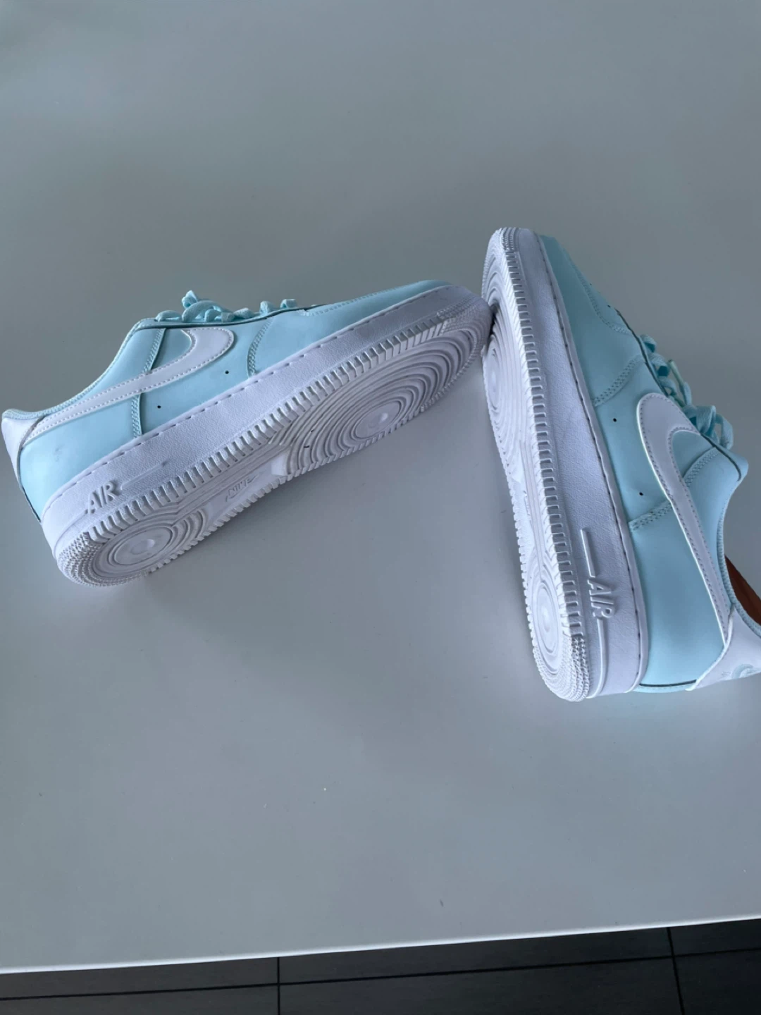 Nike Air Force 1 Low Light Blue Sneakers size 10.5 - photo 3