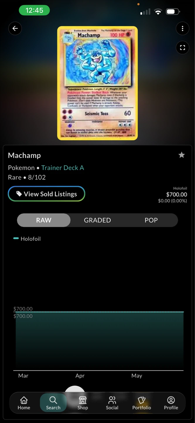 Pokemon Machamp Trainer Card 8/102