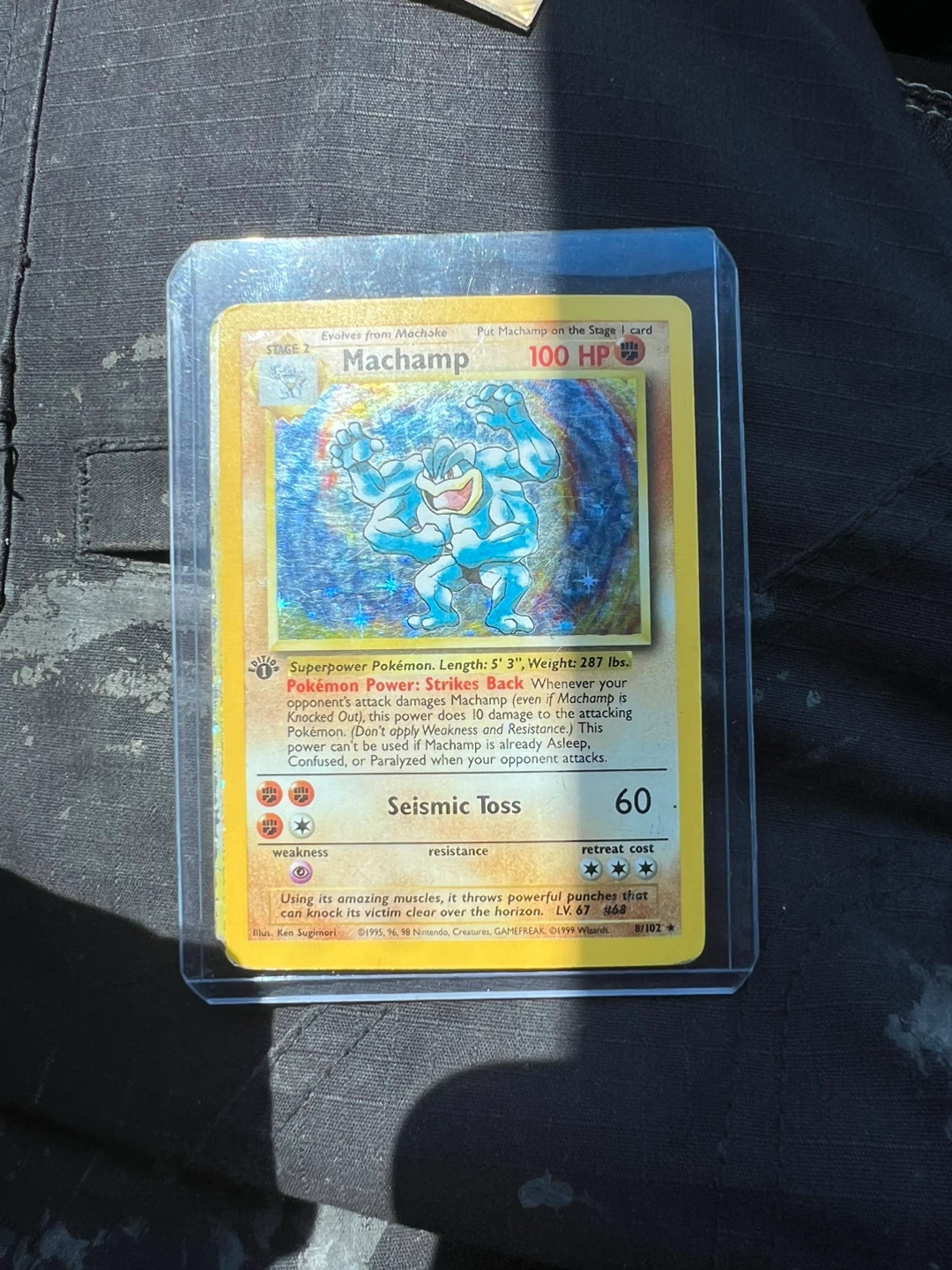 Pokemon Machamp Trainer Card 8/102 - photo 2