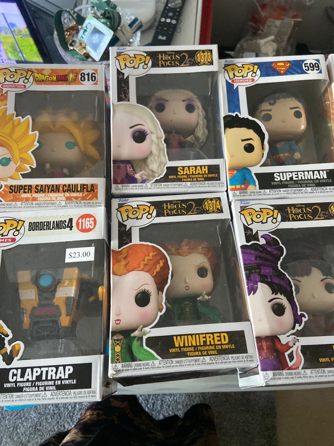 Funko Pop! Figures - Superman, Super Saiyan Kale, Mary Sanderson