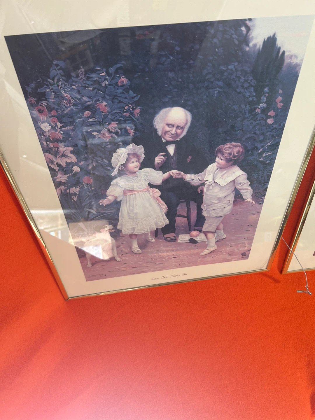 Framed Print: "One, Two, Three Go" - photo 2