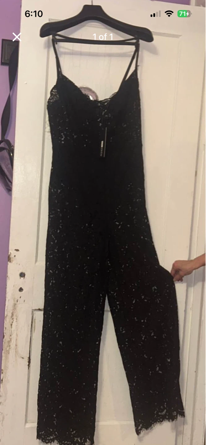 Black Lace Jumpsuit
