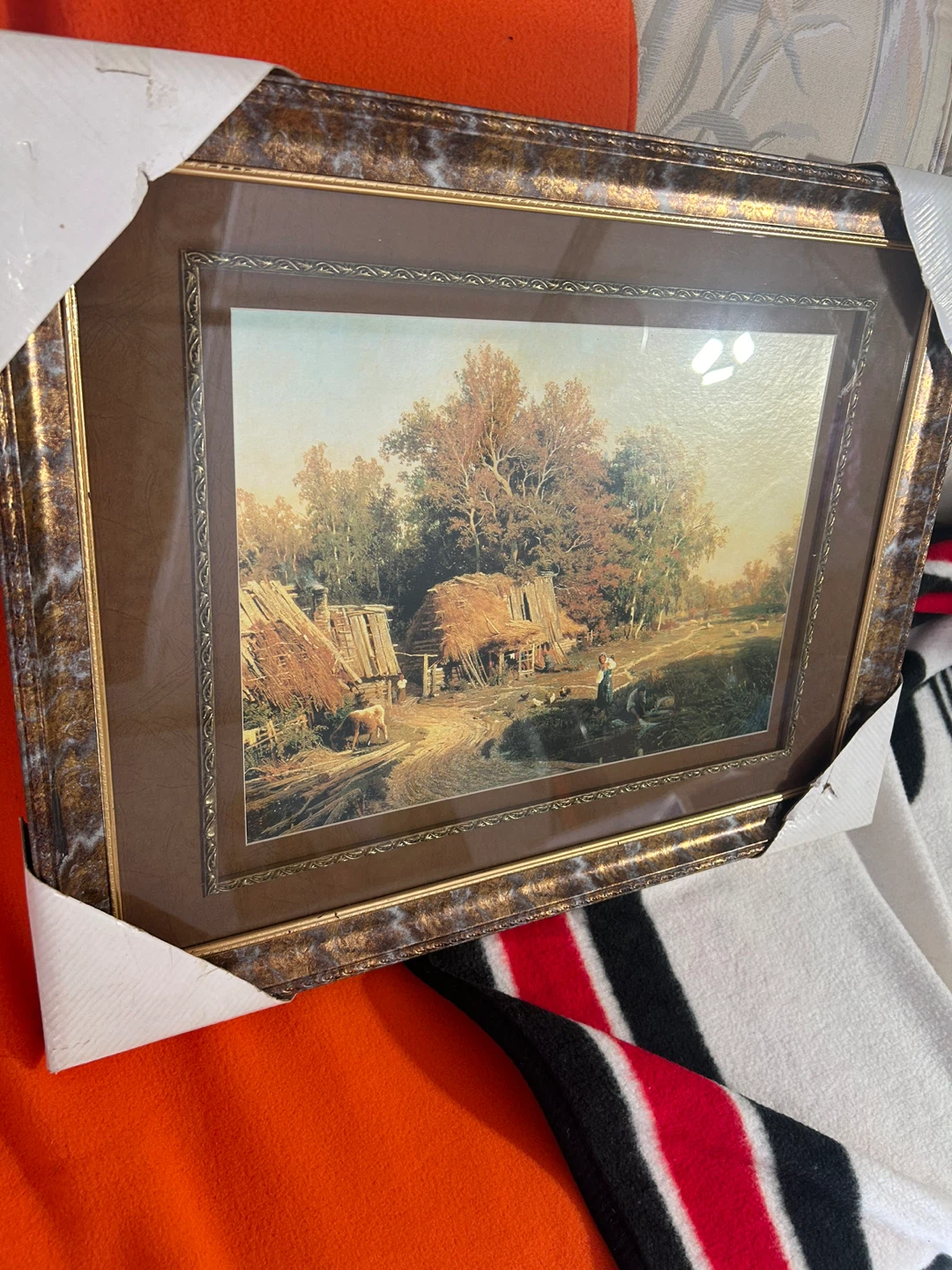 Framed Country Scene Art Print