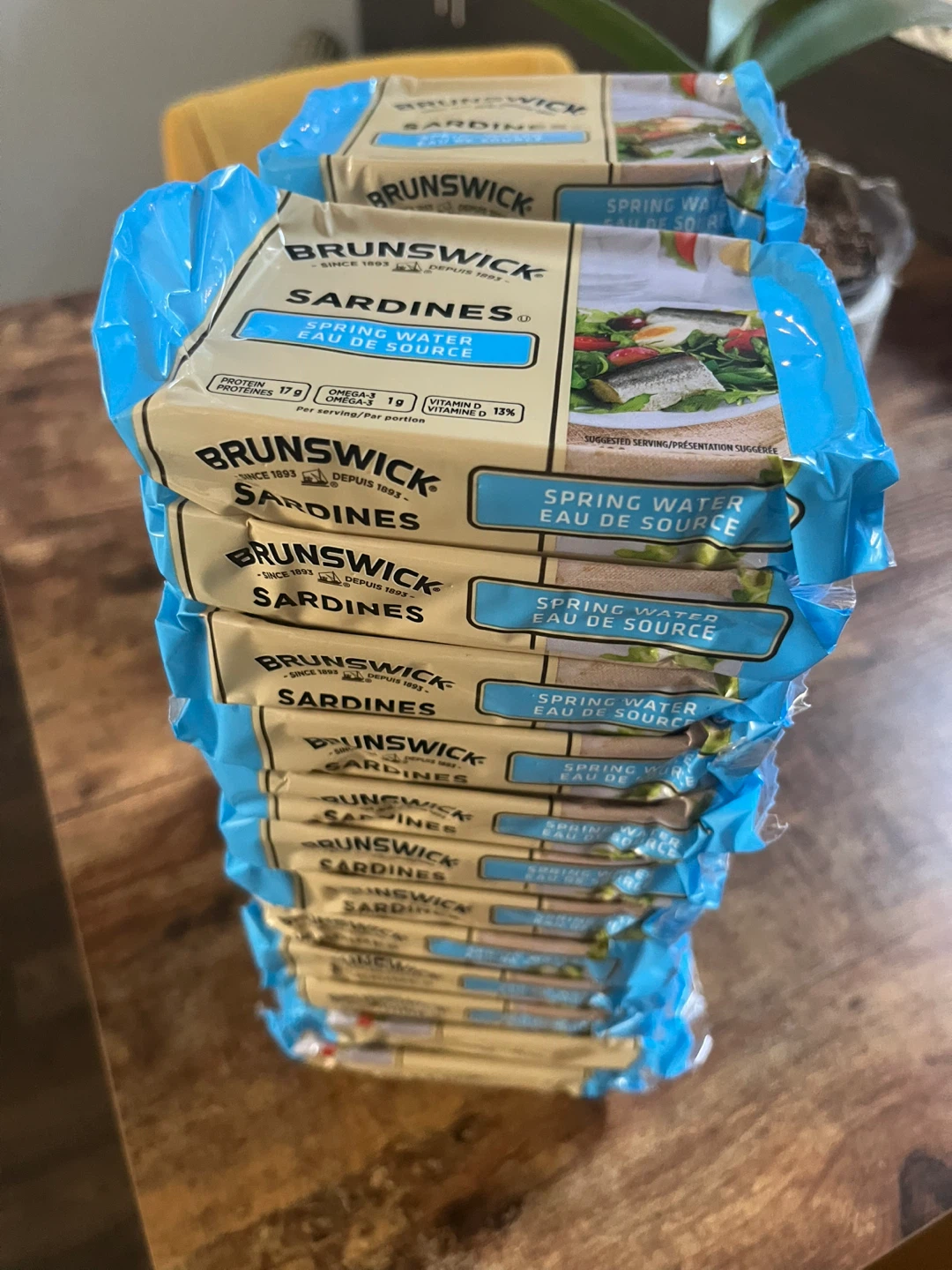Brunswick Sardines Spring Water