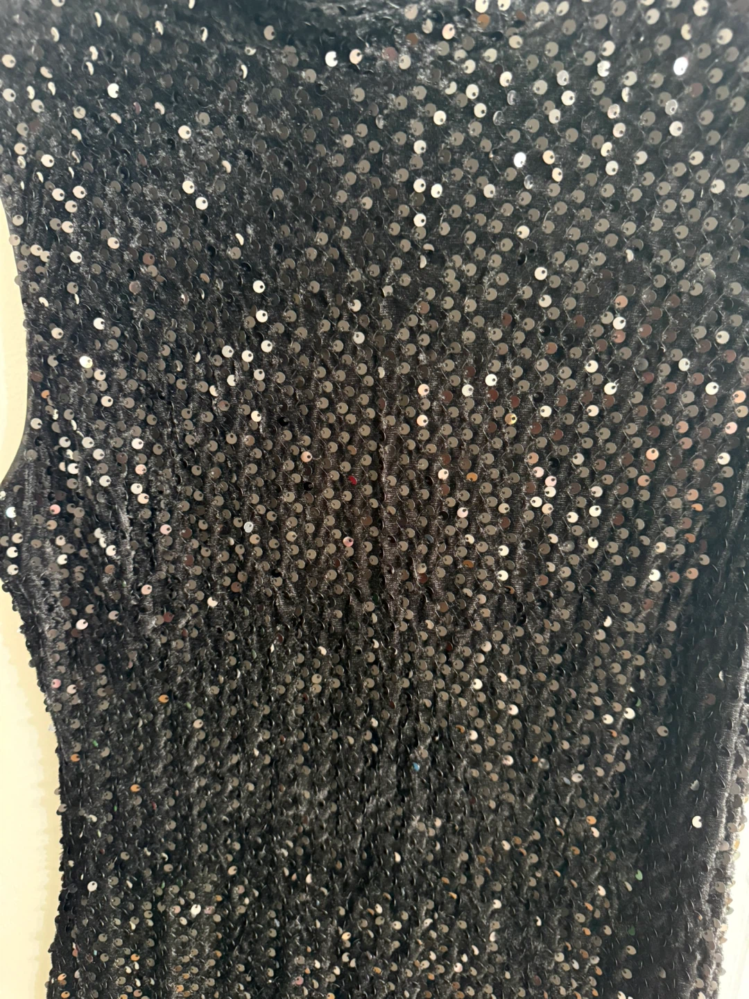 Black Sequin Sleeveless Dress size M - photo 2
