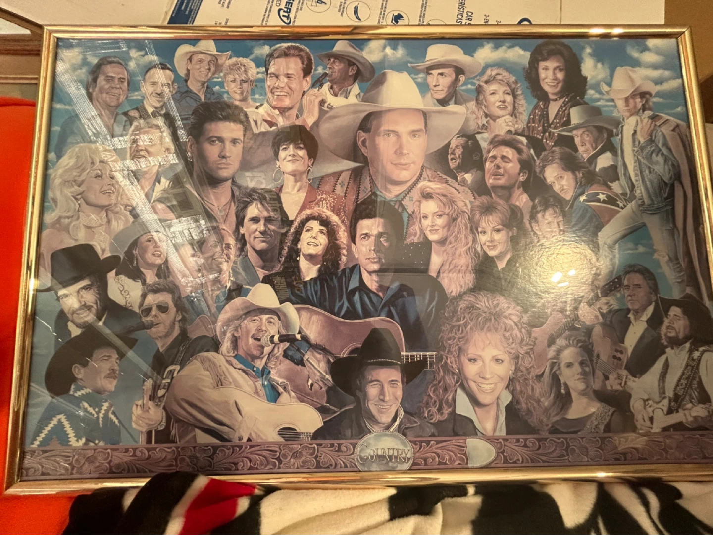 Framed Country Music Legends Poster - photo 2