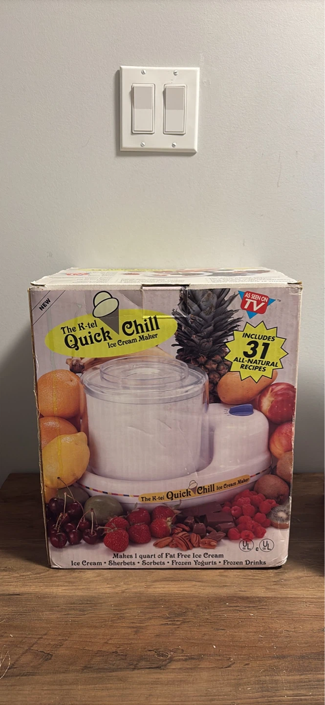 R-tel Quick Chill Ice Cream Maker