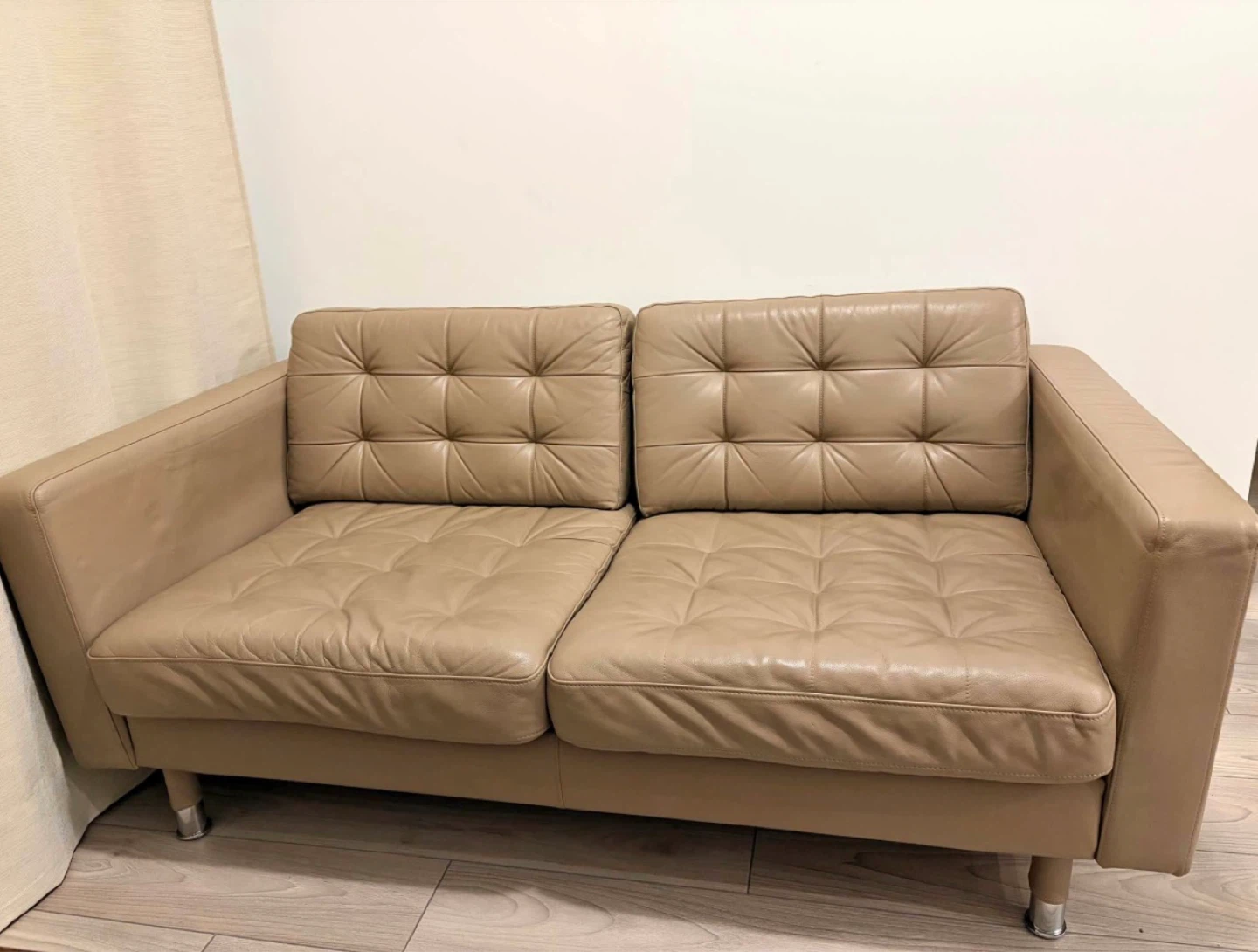 IKEA MORABO Loveseat - Golden Brown