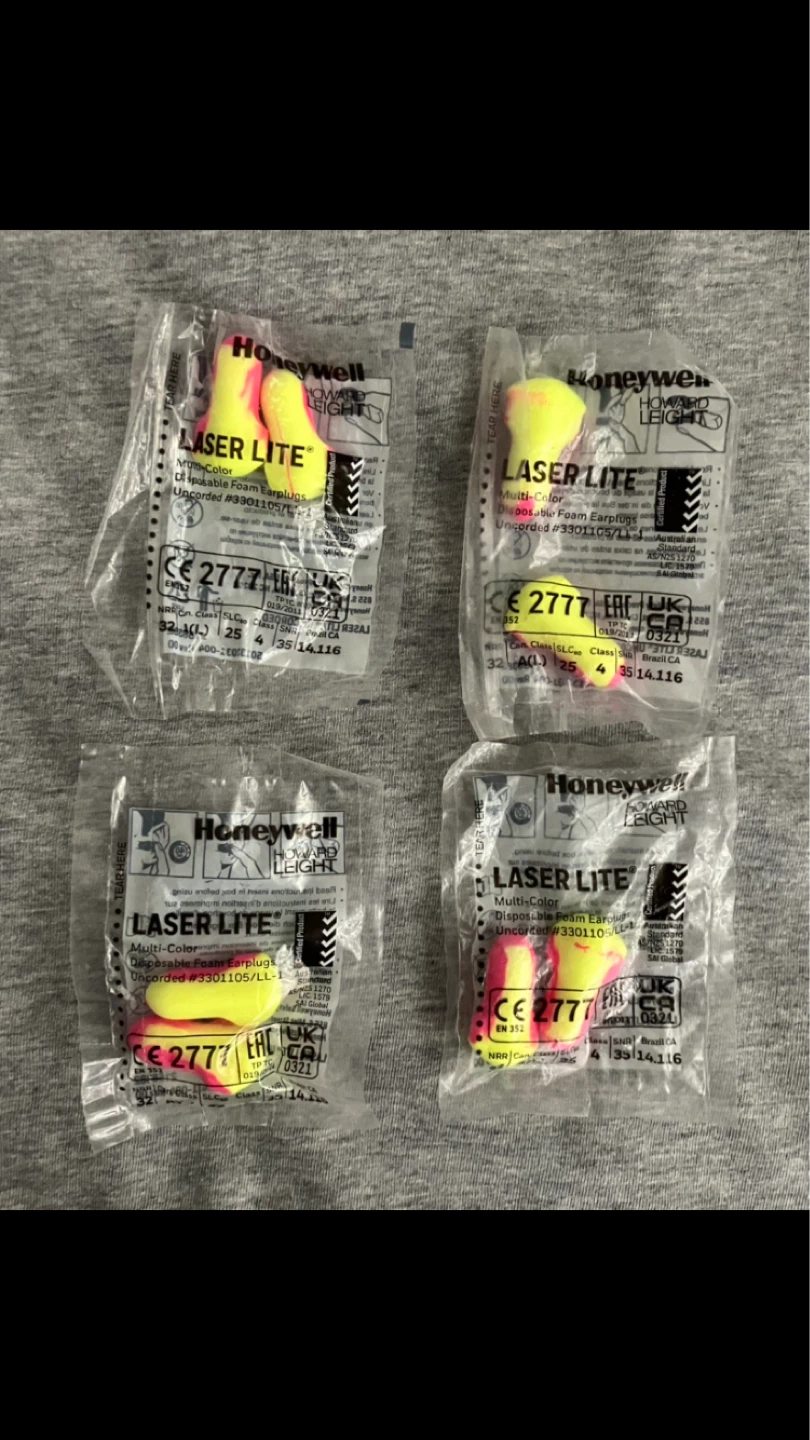 Honeywell Howard Leight Laser Lite Earplugs - 4 Pairs