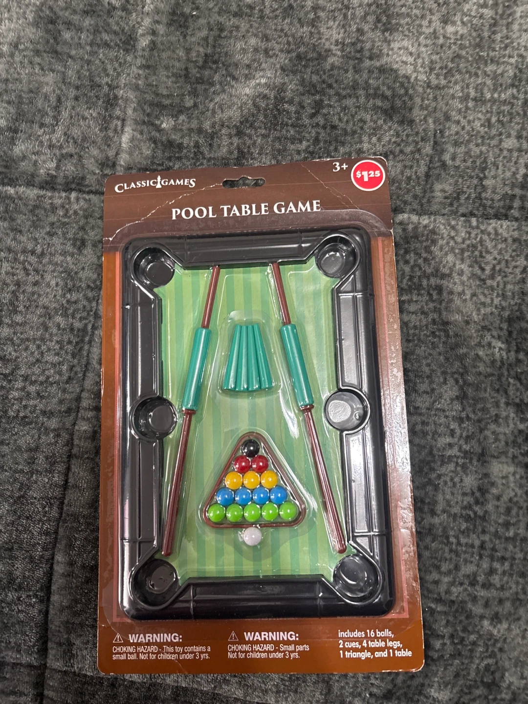 Classic Games Pool Table Game