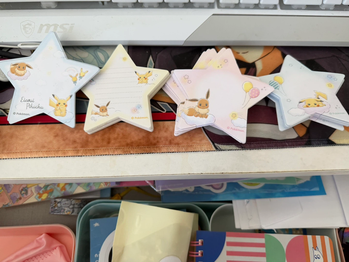 SUPER RARE official pikachu and eevee memo pads from japan - photo 4