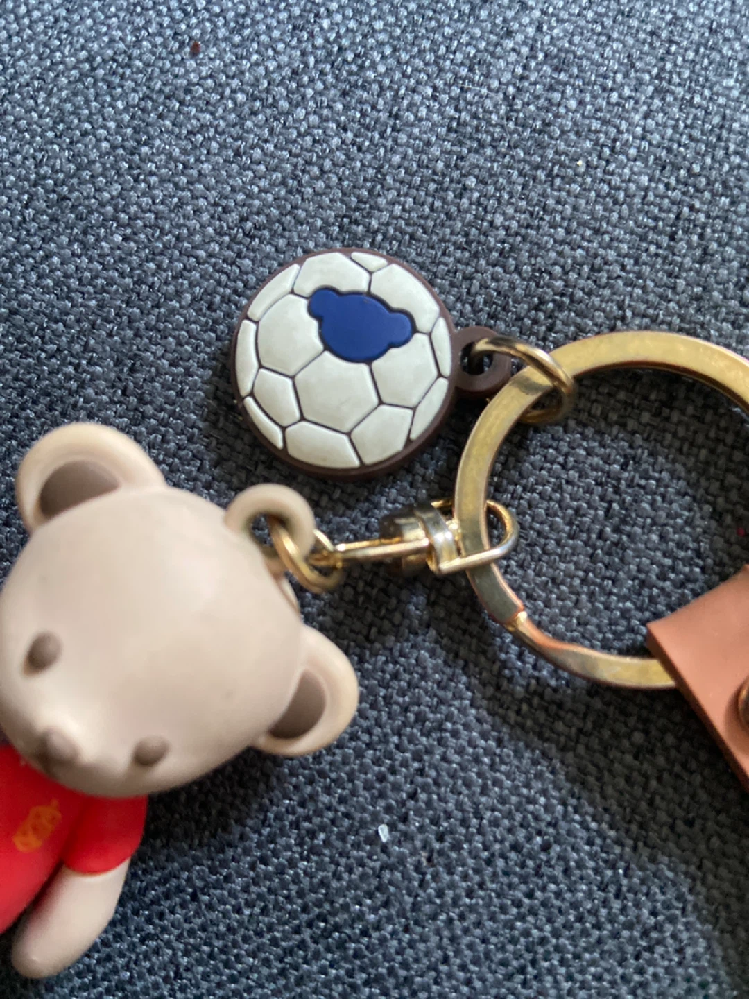 Teddy Bear Collection Soccer Player Keychain - photo 2
