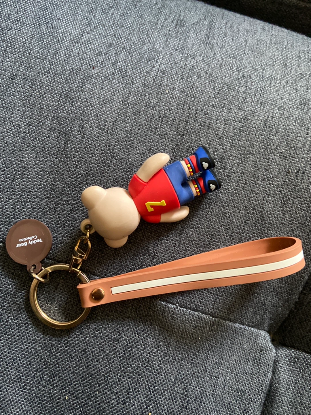 Teddy Bear Collection Soccer Player Keychain - photo 3