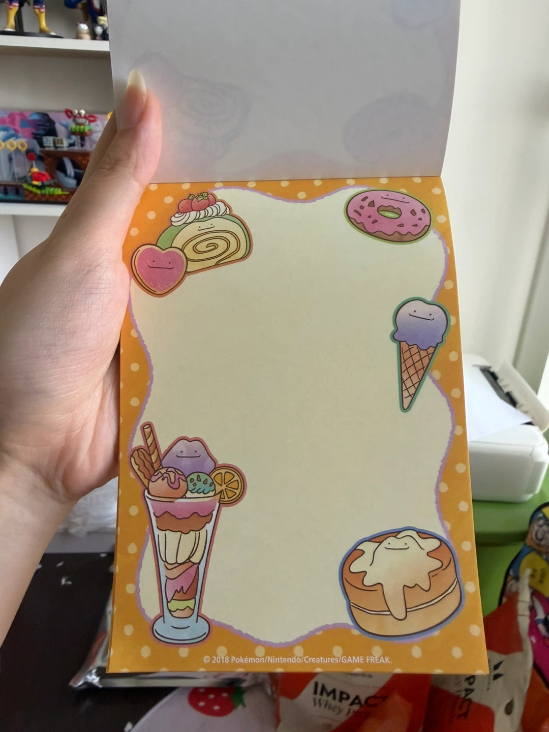 SUPER RARE official ditto pokemon memo pad from japan - photo 5