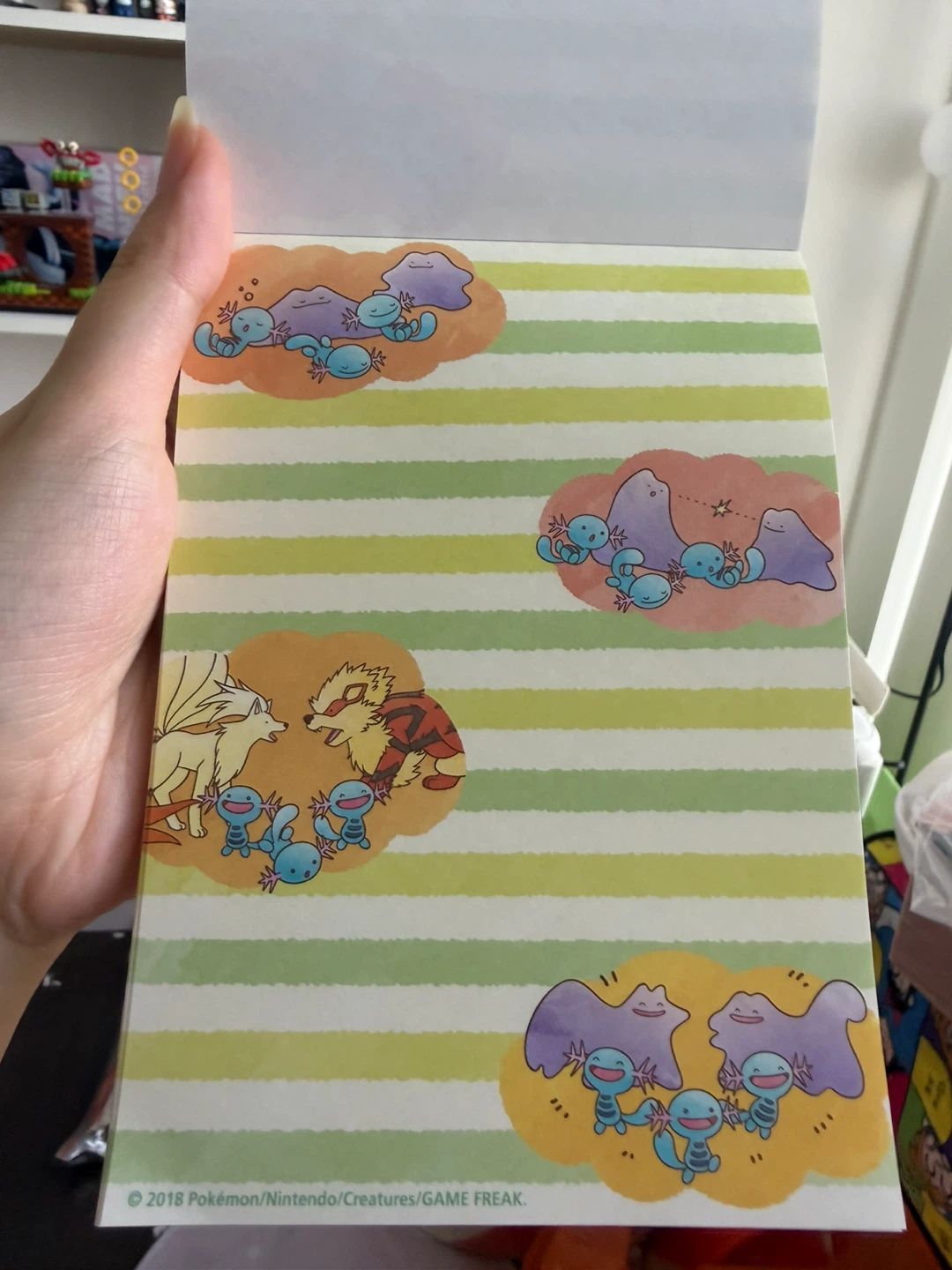 SUPER RARE official ditto pokemon memo pad from japan - photo 2