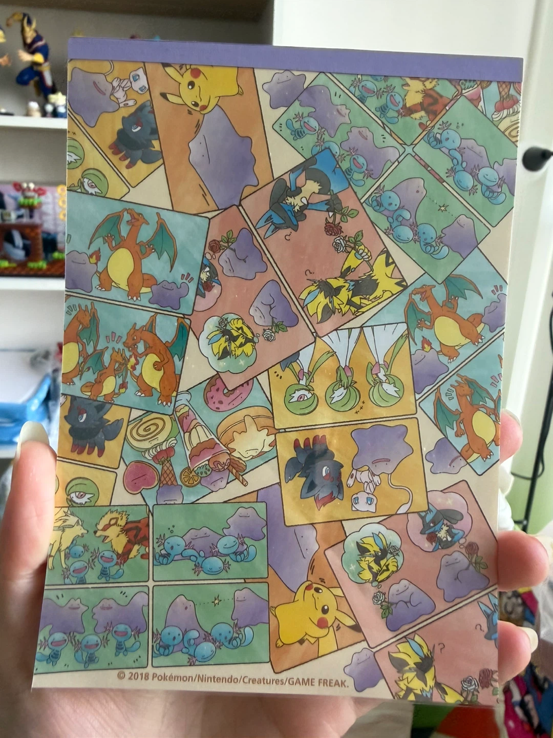 SUPER RARE official ditto pokemon memo pad from japan