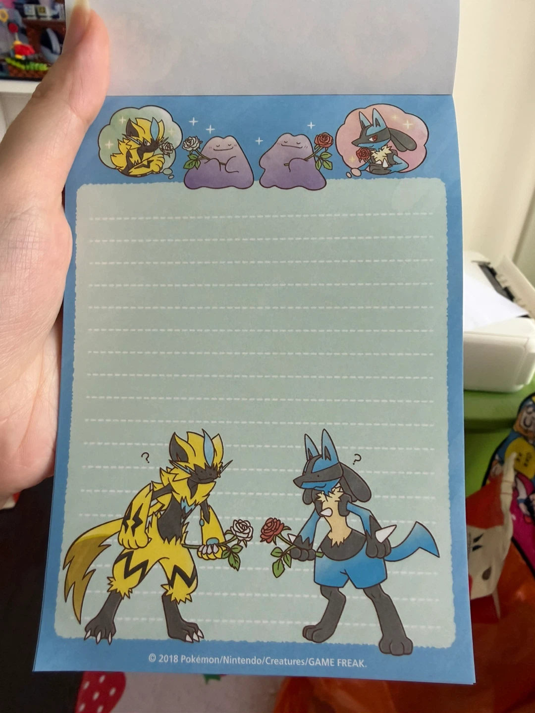 SUPER RARE official ditto pokemon memo pad from japan - photo 4
