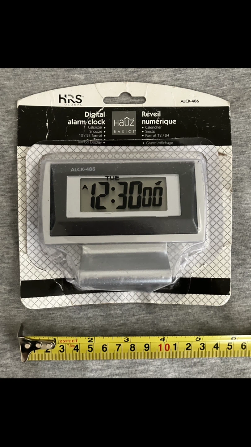 HAUZ BASICS Digital Alarm Clock ALCK-486 🕰️⏰⏱️⏲️⌚️