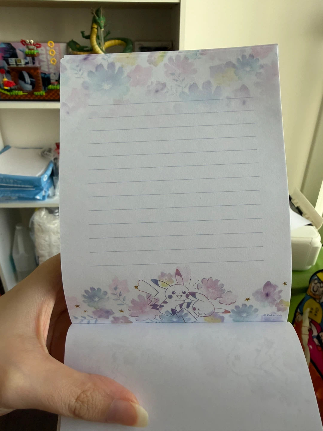 SUPER RARE pikachu x pikachu memo pad from japan - photo 3