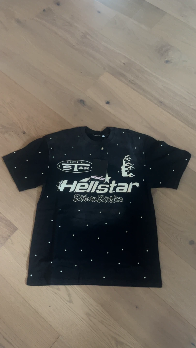 Hellstar Black Graphic T-Shirt