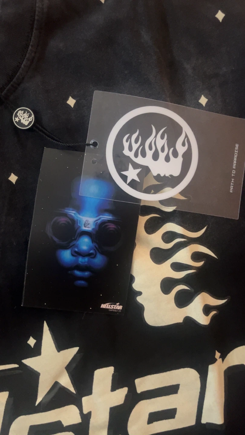Hellstar Black Graphic T-Shirt - photo 3