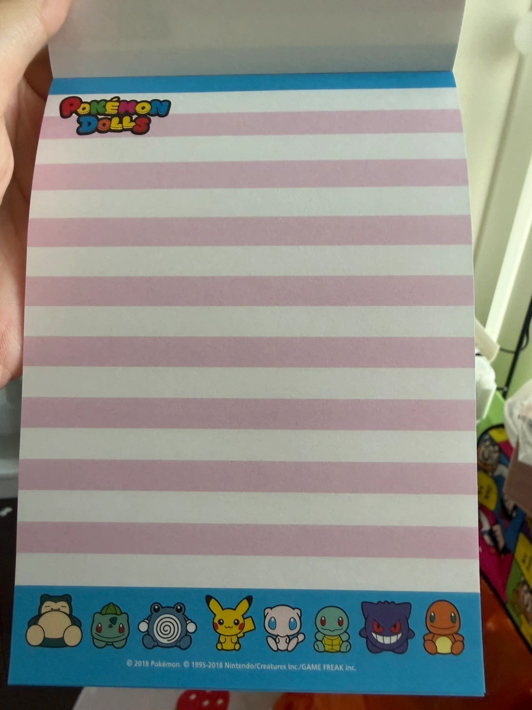 SUPER RARE pokemon dolls (starter ver) memo pad from japan - photo 3