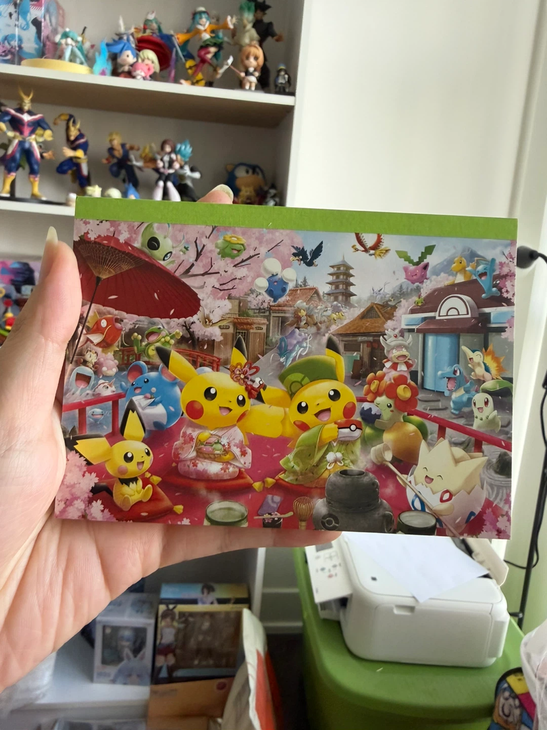 SUPER RARE kyoto exclusive pikachu memo pad from japan