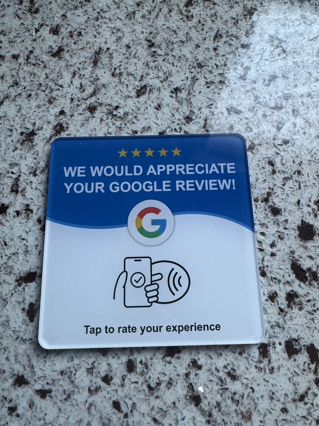Google Review NFC Tap Plate – Get More 5⭐ Reviews!