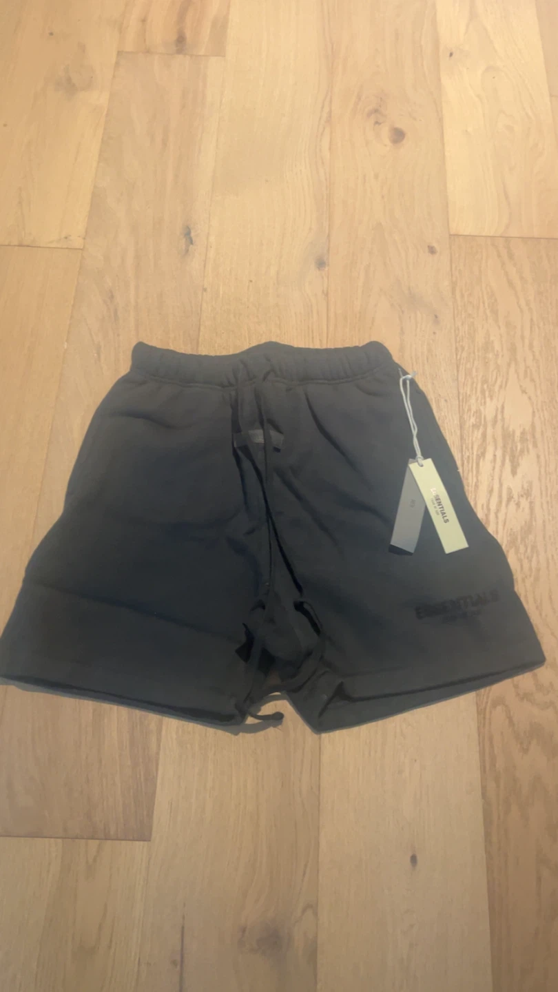 ESSENTIALS Fear of God Men's Black Sweat Shorts
