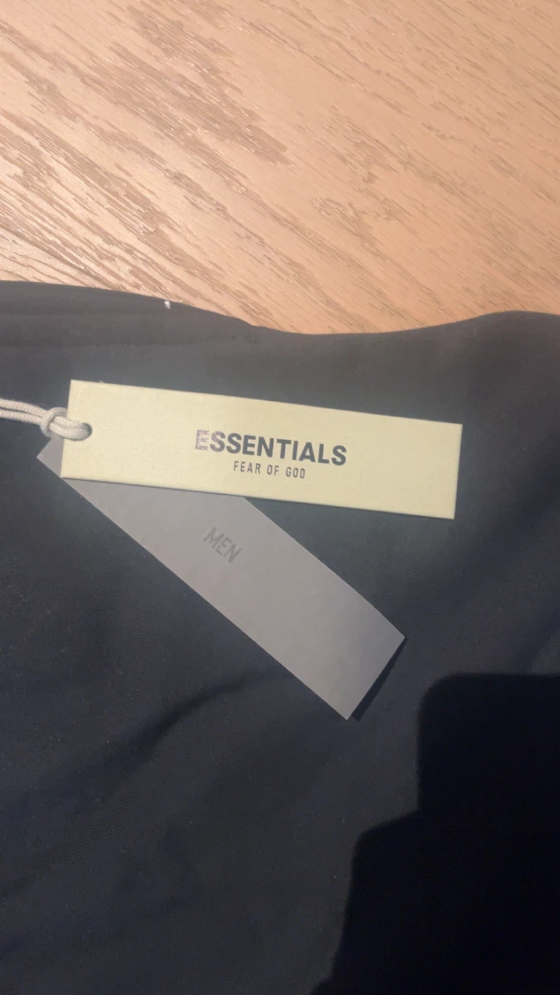 ESSENTIALS Fear of God Men's Black Sweat Shorts - photo 3
