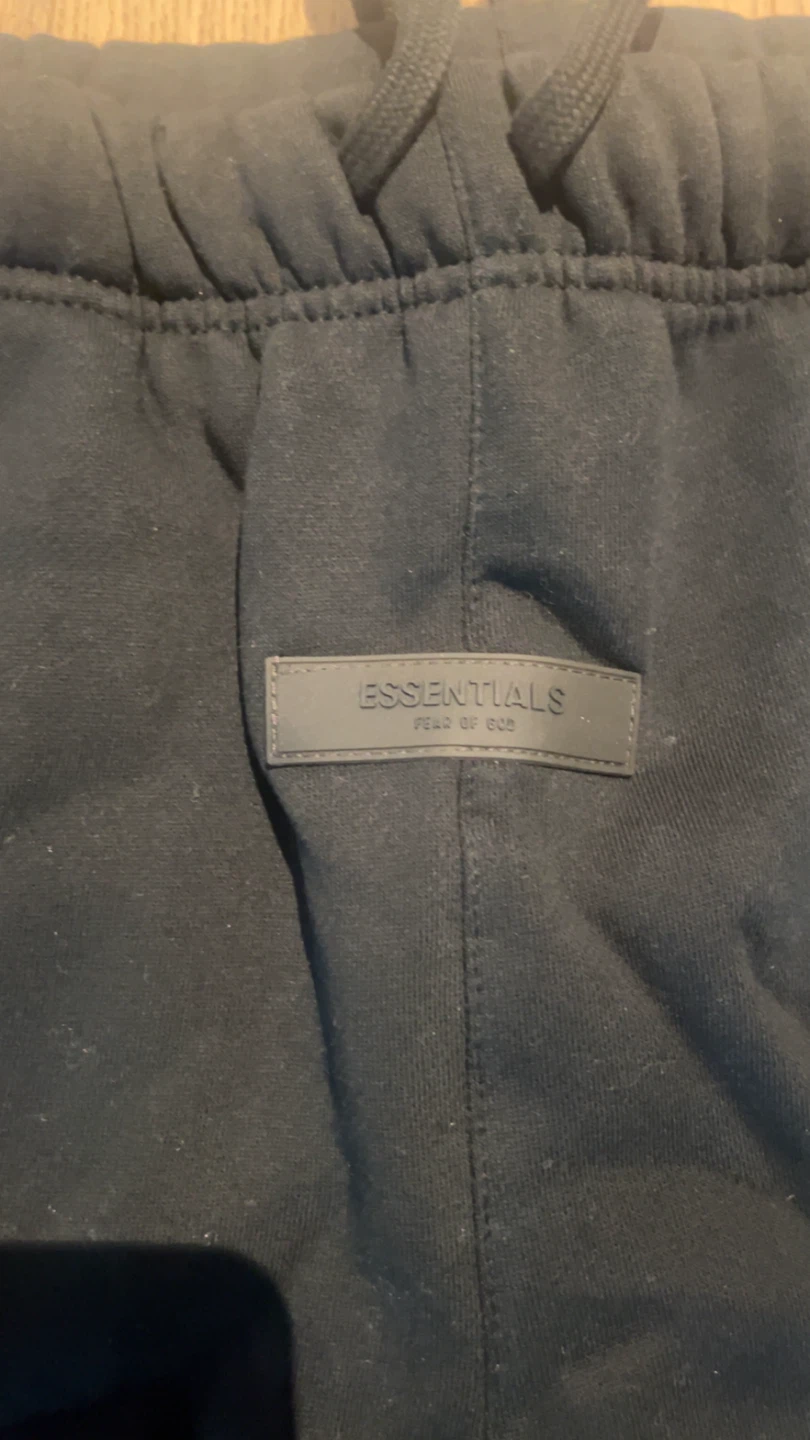 ESSENTIALS Fear of God Men's Black Sweat Shorts - photo 2